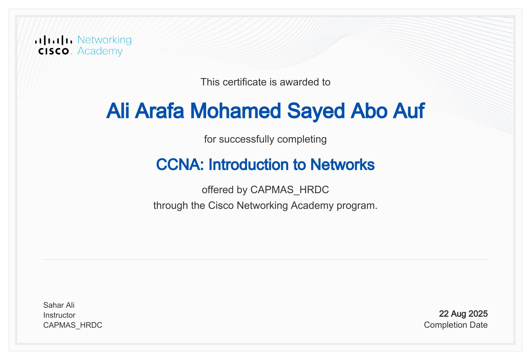CCNA Introduction to Networks