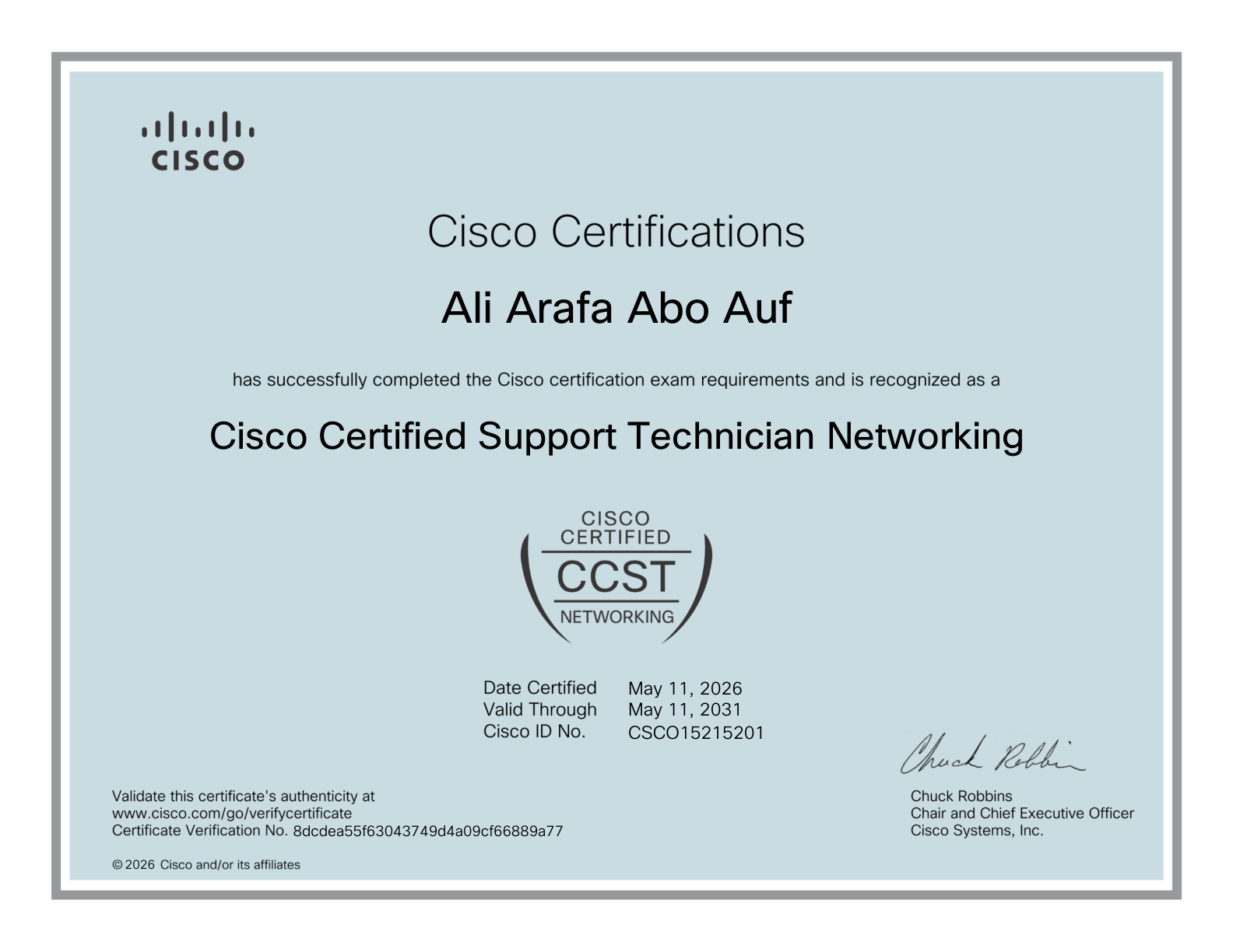 Cisco CCST Networking