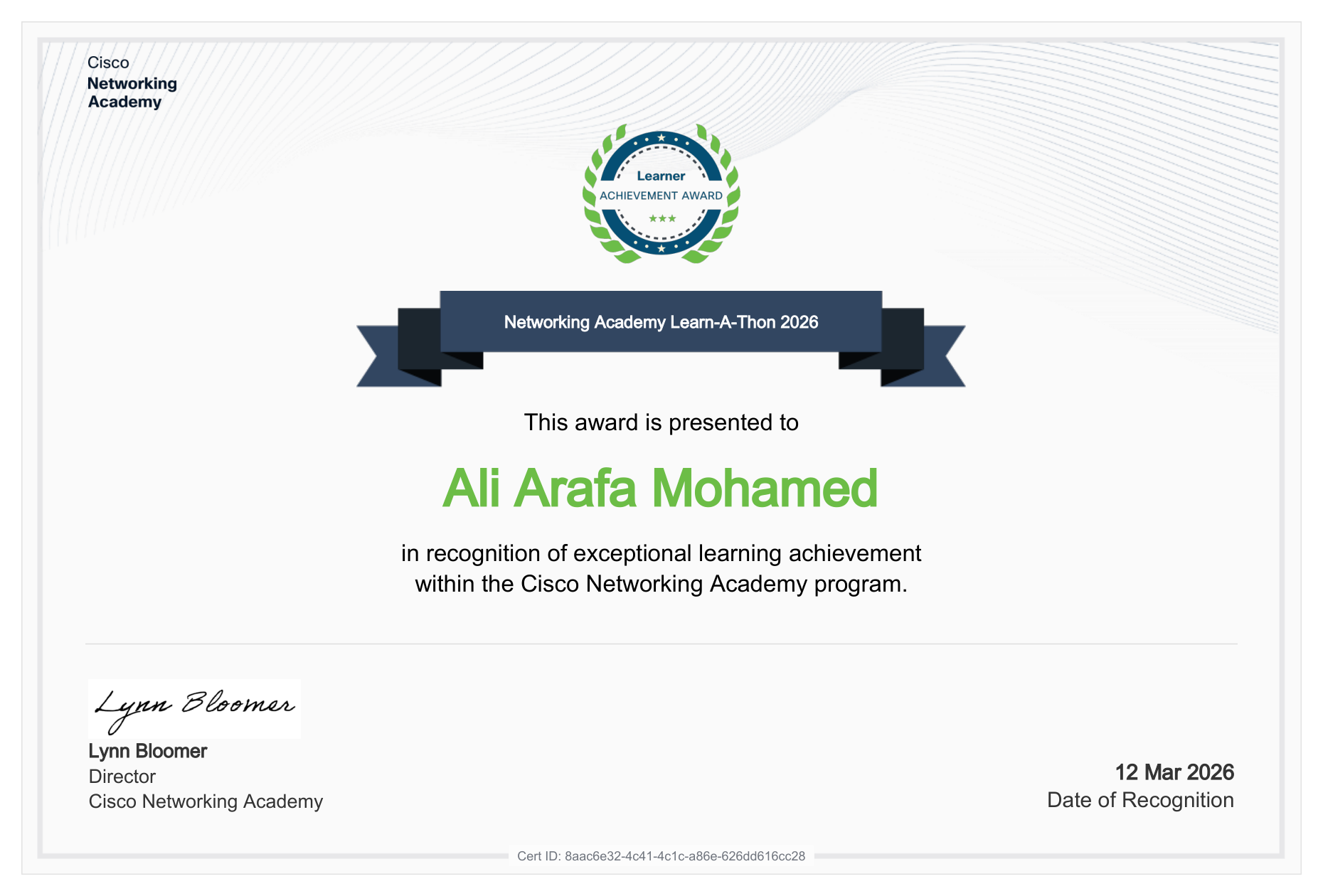 Networking Academy Learn-A-Thon