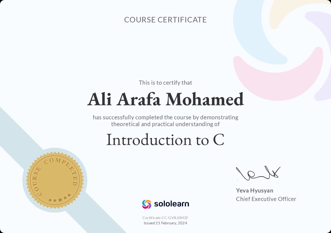 Introduction to C